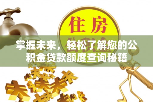 和龙掌握未来，轻松了解您的公积金贷款额度查询秘籍